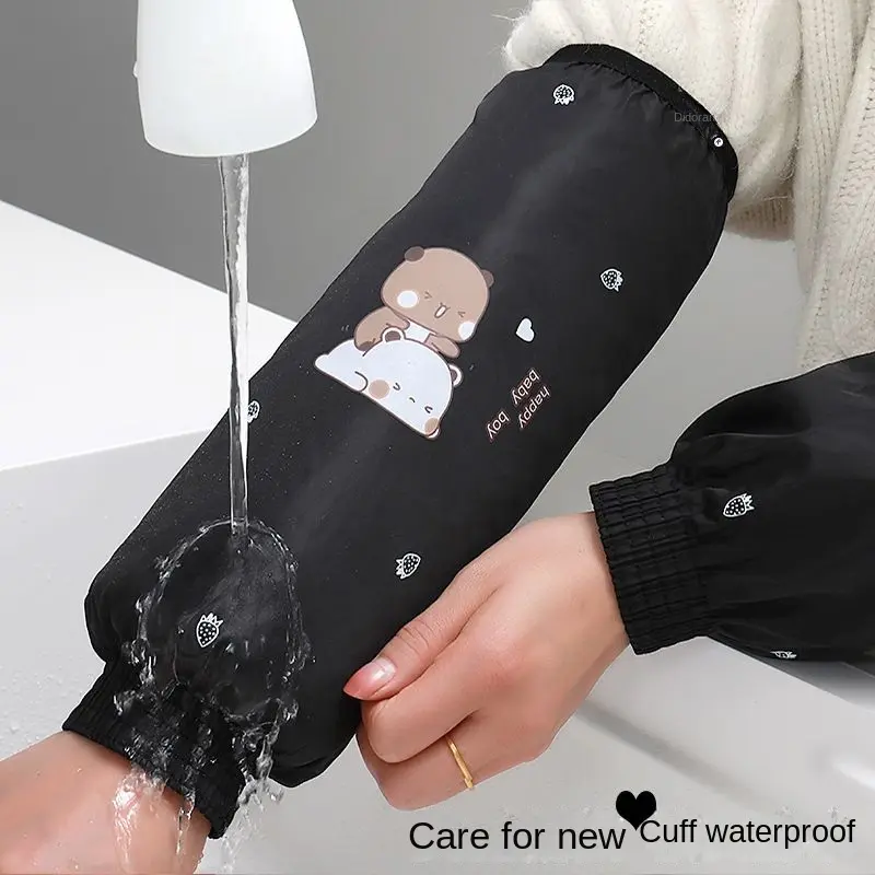 Áo Khoác Ngoài, Không Thấm Nước Và Chống Dầu, Dài Làm Việc Trong Nhà Bếp Gia Đình, Chống Bám Bẩn, Thích Hợp Để Làm Việc Rửa Chén Và Rửa Chén, Hàng Mới Về