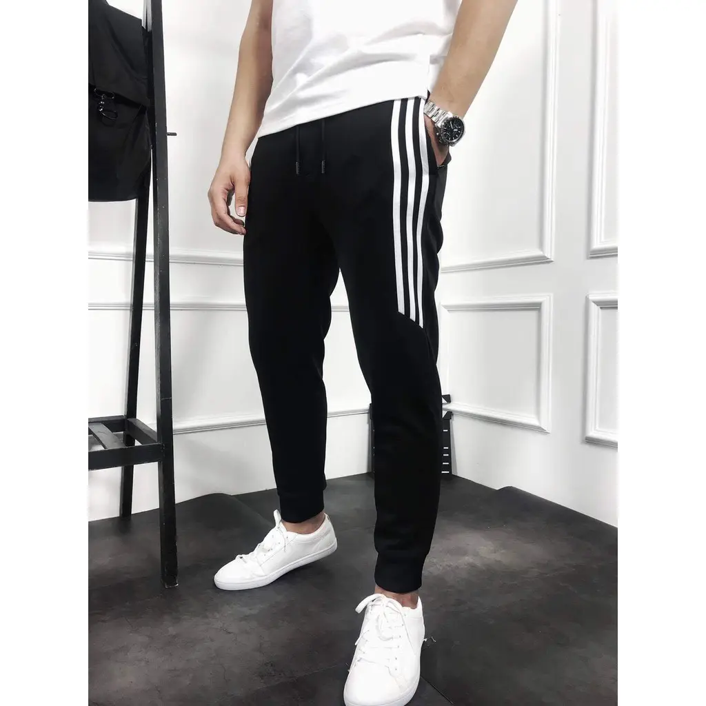 Quần thể thao chất Thun Poly hàng đẹp không bai không xù -  Quần Jogger nam kiểu dáng dài trẻ trung