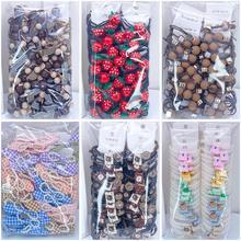 Product Introduction of Korean Hair Accessories Basic Base Golden Balls Heart-Shaped Hair Rope 5 Order Card Bar Size Head Rope Rubber Band Hair Band 2 Yuan Shop 13