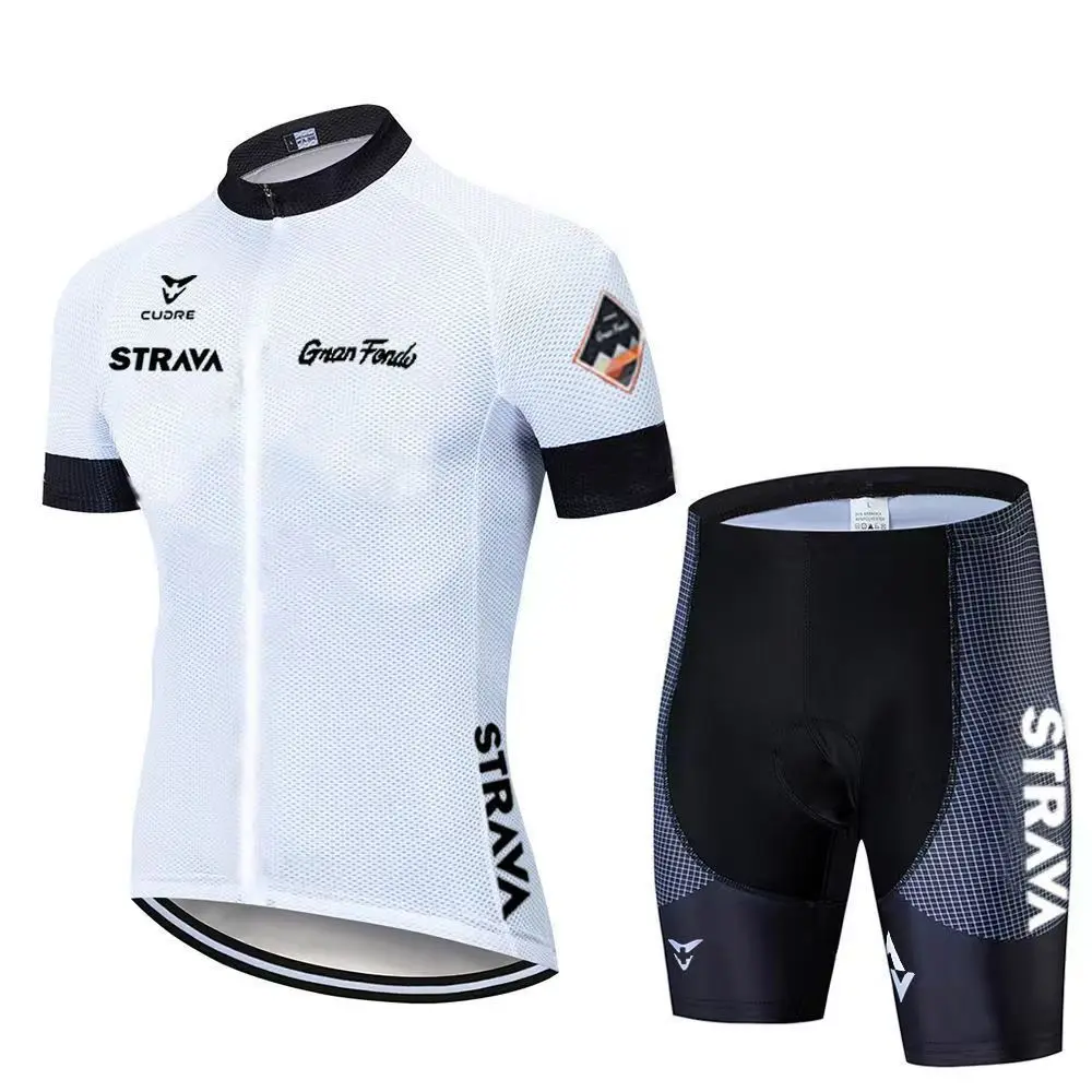 Bộ Quần Áo Đạp Xe ngắn Tay Strava, Nhanh Khô, Thích Hợp Cho Mùa Hè Ngoài Trời, Áo Khoác Người Đi Xe Đạp, Dành Cho Nam Và Nữ, Thiết Bị Đi Xe Đạp, 2024