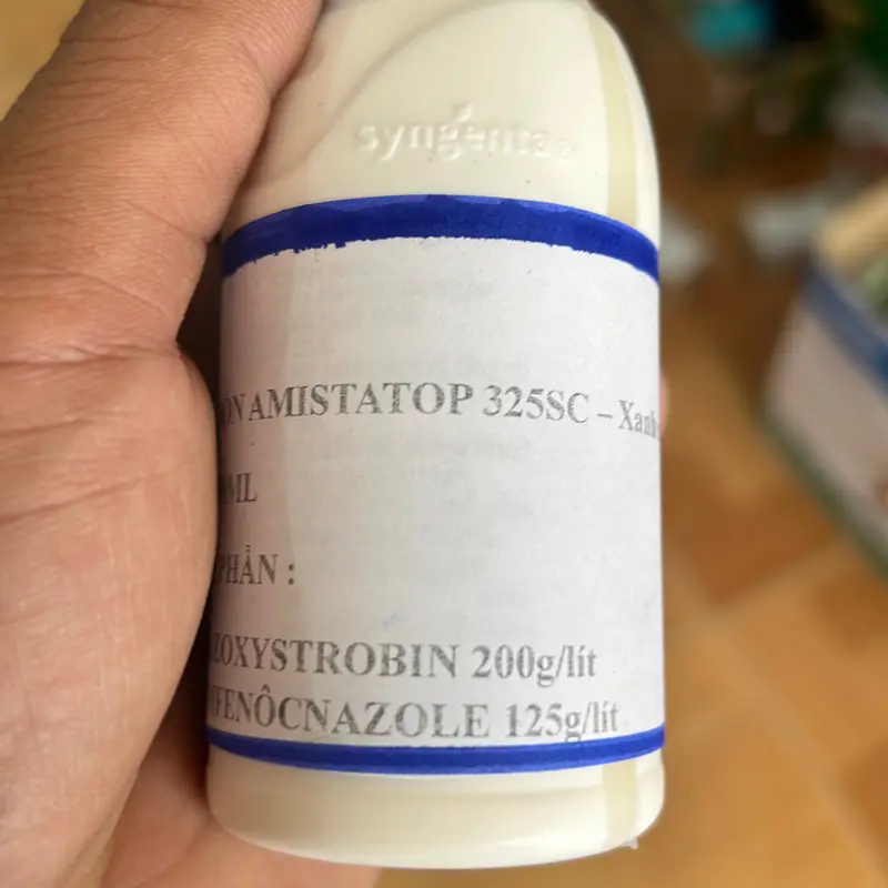Phân bón amistatop - chai 100 ml - xanh cây tốt lá - chống vàng lá 1