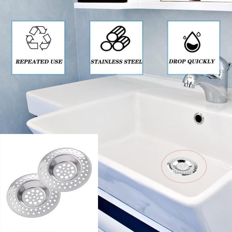 Stainless Steel Kitchen Sink Strainer - 7.5cm, Long-Lasting, Clogging Protection. #KitchenStrainer #StainlessSteel #SinkFilter 0
