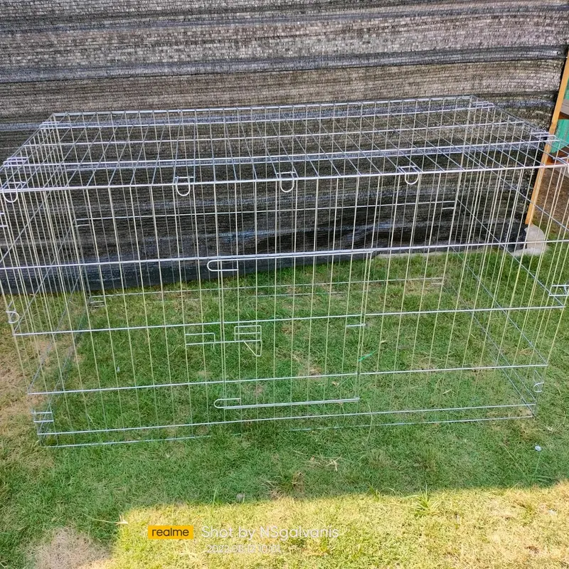 UMBARAN / TENGGARAN AYAM JAGO GALVANISE BONGKAR PASANG 150x80x80 4