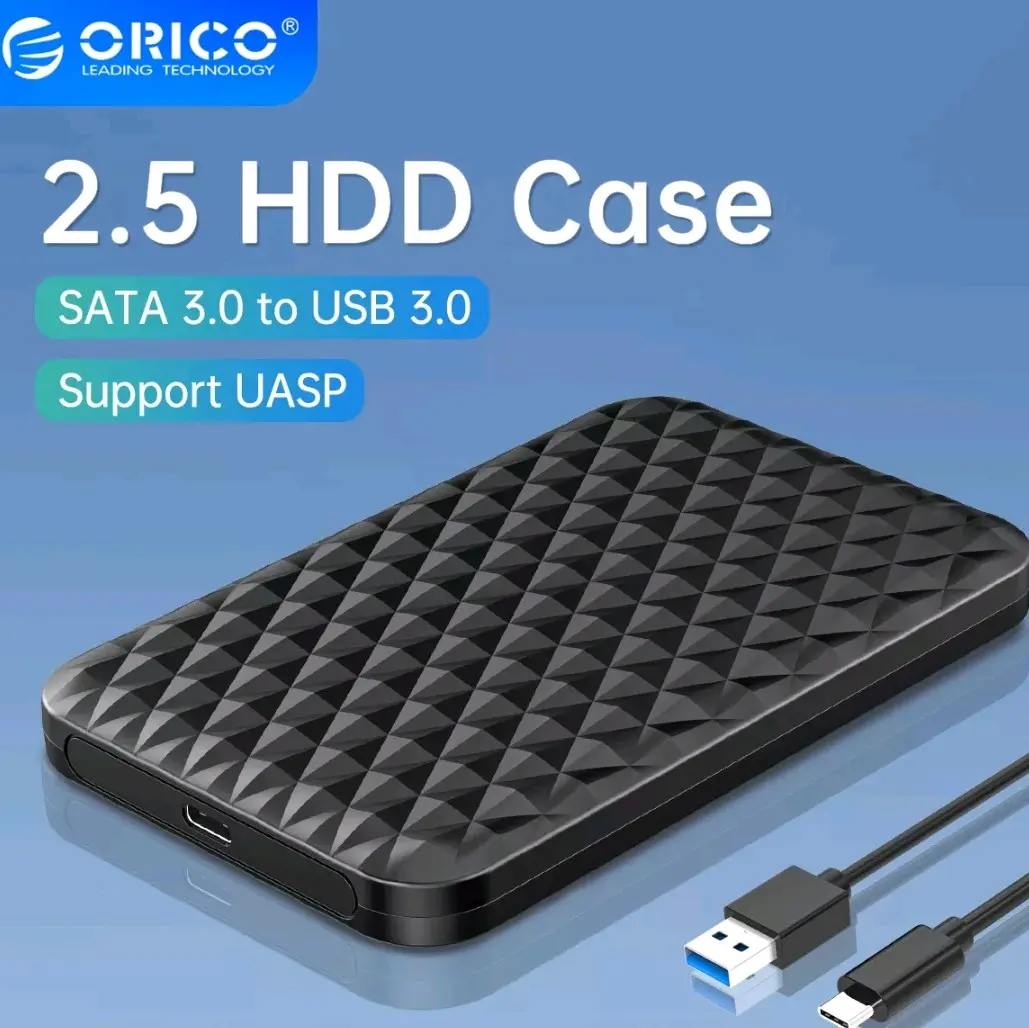 Hộp túi đựng ổ cứng 2.5 inch Sata USB 3.0 Type C Sang Sata 5Gbps 4TB  HDD SSD hỗ trợ