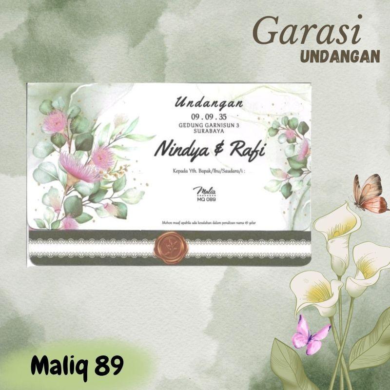 Undangan Pernikahan Cetak Undangan Pernikahan Terbaru Seri M Elegan Modern Paket Lengkap 100 PCS Gratis Label & Plastik - JanjiKita | Default