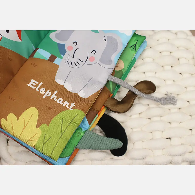 SOFT BOOK TAILS 3D  BUKU KAIN ANAK LUCU  / BUKU BANTAL BAYI BUKU KAIN / BABY BOOK 3