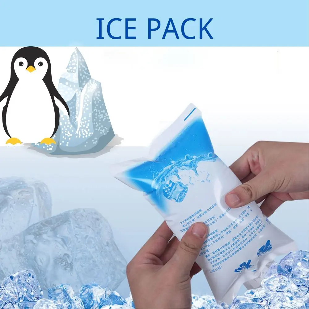 Reusable Cold Compress Water Injection Ice Pack Gel Dry Icing Bags Cooler Bag