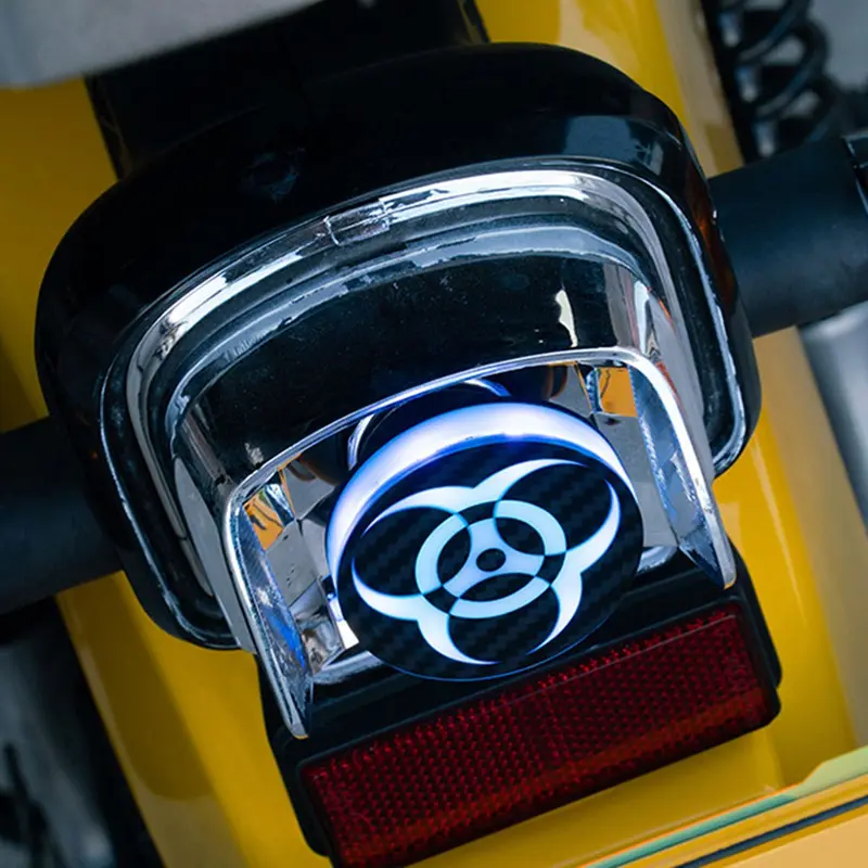 Mặt Led Xoay Sharingan, Có Vòng Đèn Cầu Chéo 3D, Thích Hợp Cho Xe Điện, Xe Máy Và Ô Tô, Vận Chuyển Trong Vòng 24 Giờ 3