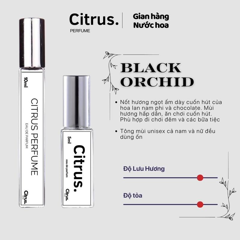 (5/10ml) Unisex BLACK ORCHID edp Nước hoa unisex Cosmetic Perfume Women Nữ Xịt Thơm