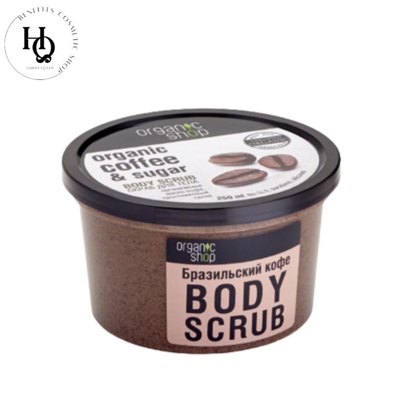Tẩy Tế Bào Chết Cafe Hũ, Tẩy Da Chết Toàn Thân Organic Coffee, Tinh Chất Triết Xuất Cafe Skincare Dưỡng Body kem