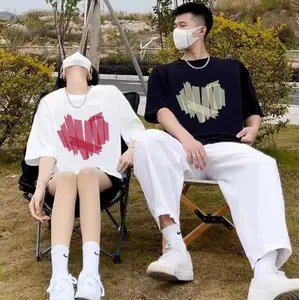 BANDAGE LOVE | kapelan kekinian baju pasangan trendy love hati harga murah bahan berkualitas tebal,lembut, tidak nerawang bigsize jumbo