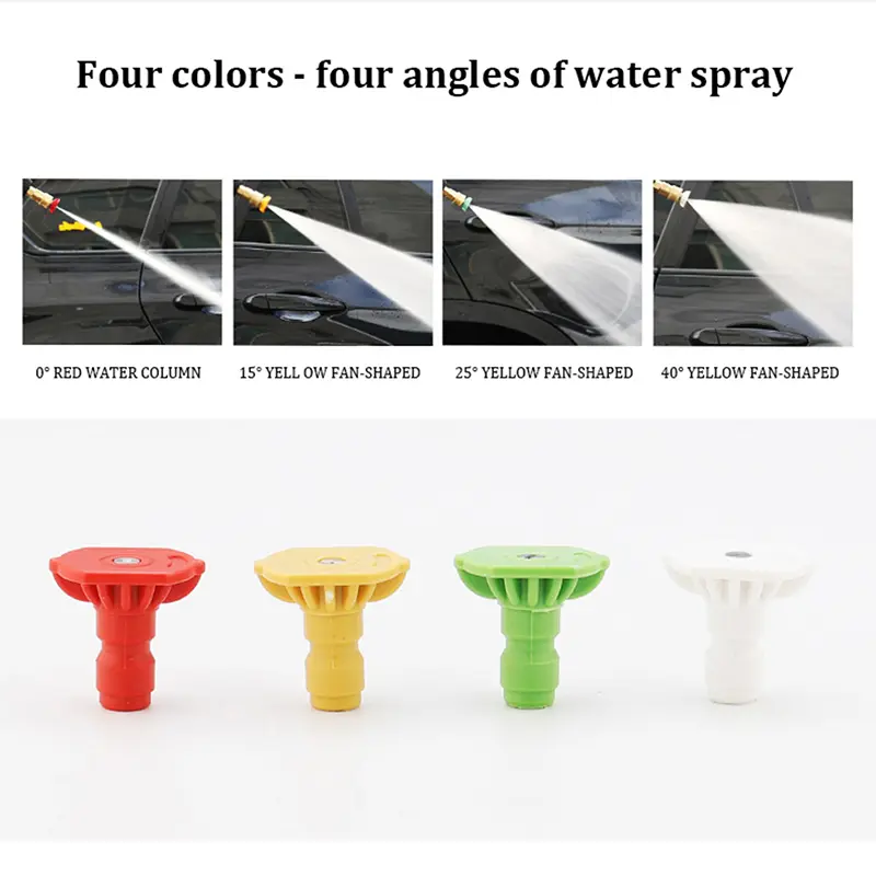 Vòi phun phụ kiện rửa xe, cho máy phun rửa Áp Suất Cao và rửa pin Lithium không dây, kết nối nhanh 1 / 4 3