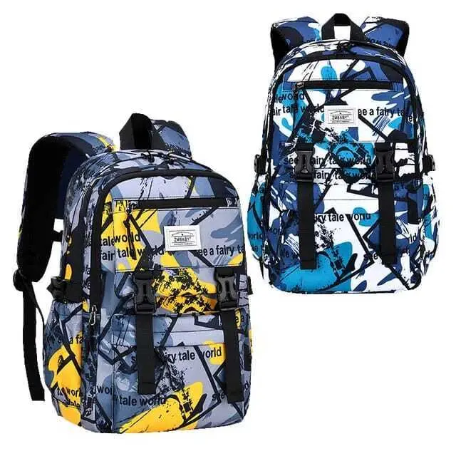 Tas Sekolah Anak Laki Laki Impor / Tas Anti Air / Tas Sekolah Import / Tas Ransel Anak Sekolah SD SMP TA038 7