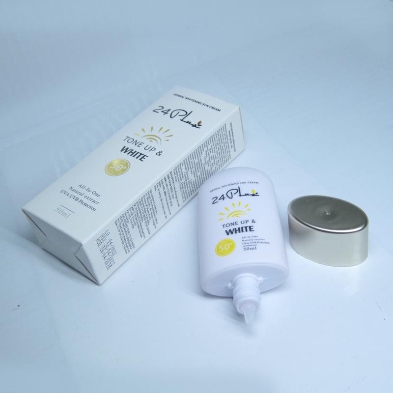 kem chống nắng 24 plus tone up & white SPF 50+ 0