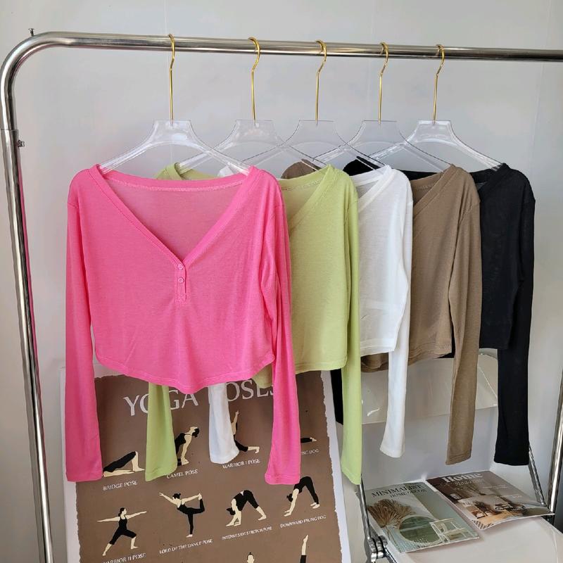 Áo Tanktop A019 dài tay dáng rộng mỏng nhẹ tập gym yoga nữ Sport Tập Yoga Chạy Bộ Thể Dục