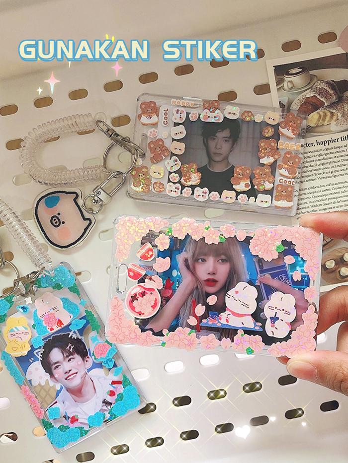 Tempat kartu ID akrilik transparan / tempat kartu ID kerja/casing id card bening/dengan gantungan kunci lucu akrilik - Qiqi Treasure Tempat kartu ID akrilik transparan / tempat kartu ID kerja/casing id card bening/dengan gantungan kunci lucu akrilik - Qiqi Treasure