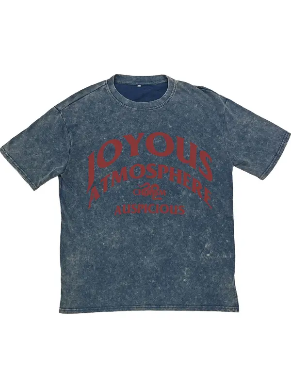Men's Regular Fit Snake & Letter Print Short Sleeve Graphic Tee, Casual Round Neck T-shirt for Daily Wear, Men's Top for All Seasons 2