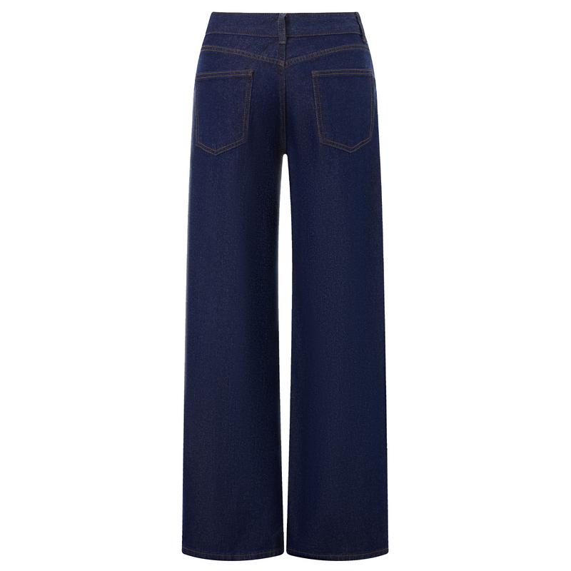 Product Introduction of Women Jeans, Low Waist Zipper Button Solid Trousers with Pockets for Daily Streetwear 31