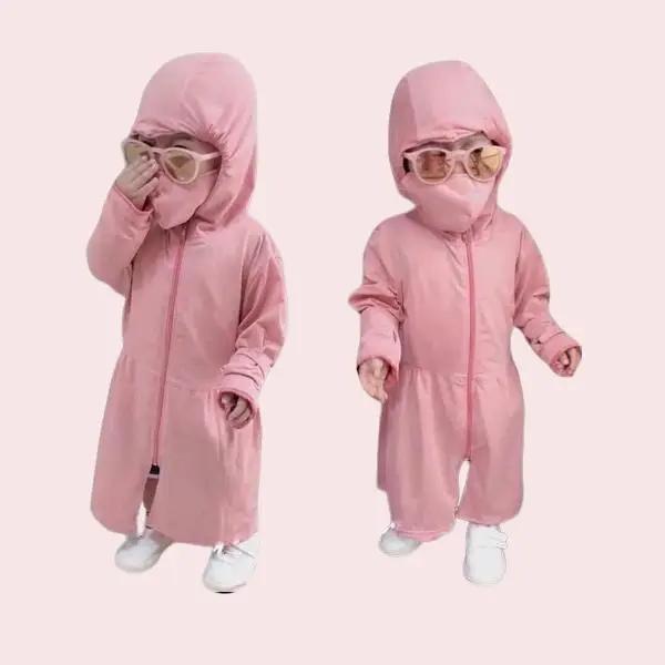 ÁO CHỐNG NẮNG TOÀN THÂN CHO BÉ tặng kèm khẩu trang 0