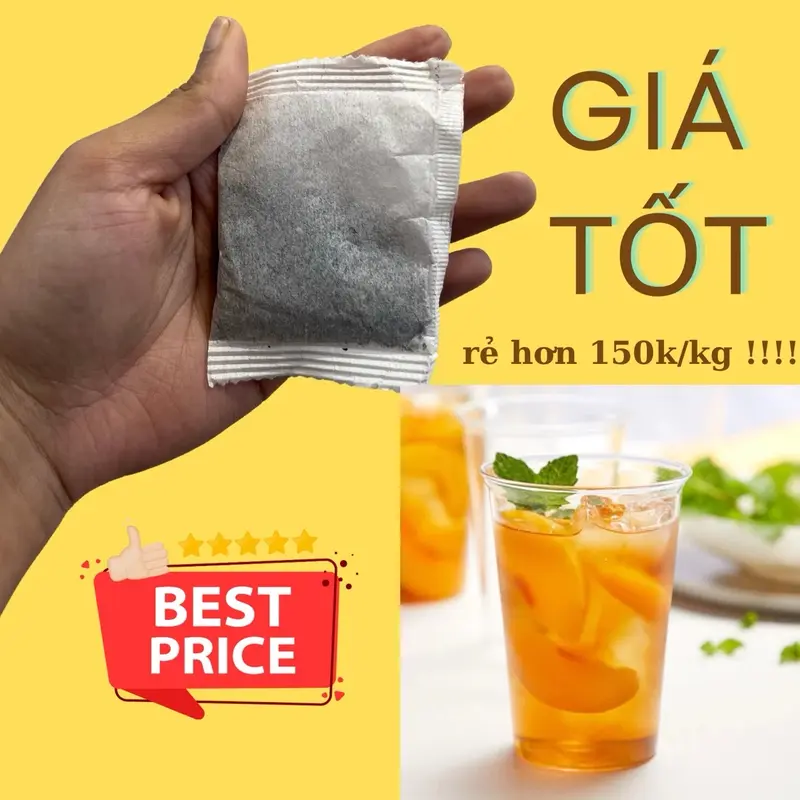 Trà đào Totto Chan túi lọc tiện lợi dùng pha chế trà trái cây, trà đào, trà đào cam sả cost thấp , ứng dụng cao bán mọi mô hình Tea Chè Chua 3
