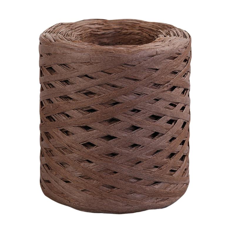 Xunyanb Raffia Straw Paper Eco-friendly Clear Texture Florist Bouquets Packing Cord Exquisite for Festival 6