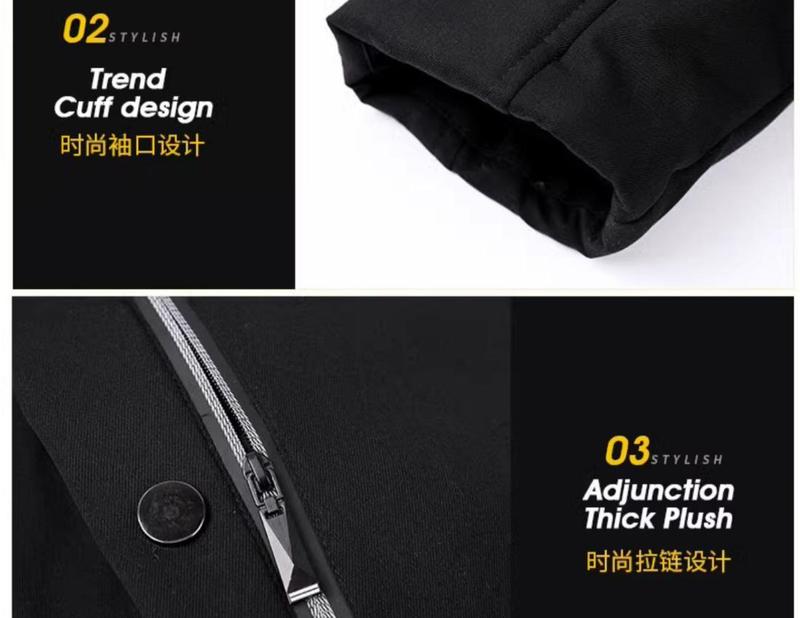 Product Introduction of Warwolf Natural Color Berber Fleece Cotton Coat Men's Winter Coat Fashion Brand Fleece-lined Thickened Casual Hooded down Jacket Men's Women 20