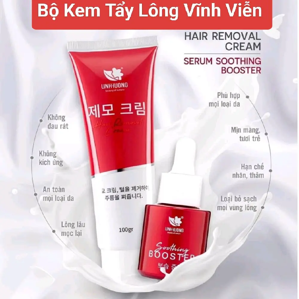 Bộ Kem Tẩy Lông Linh Hương