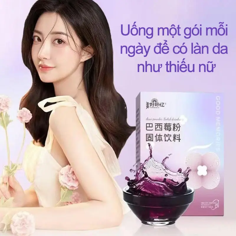 W-Nước uống hoa quả dạng bột giàu chất xơ và anthocyanin - Bột Acai Berry