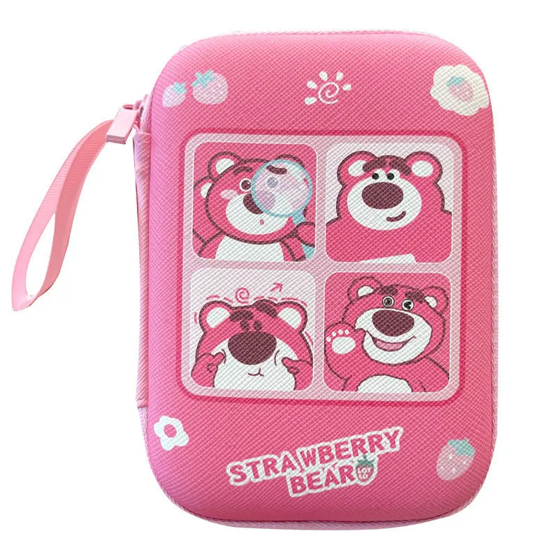 Túi lưu trữ, Thiết kế Hello Kitty, Kích thước nhỏ, Thích hợp cho son môi, cáp dữ liệu, tai nghe, Cầm Tay Lý Tưởng cho du lịch 7