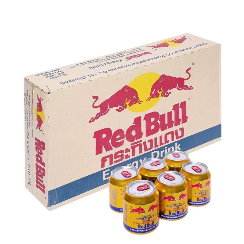 Lốc 6 lon Bò Húc Thái Redbull   250ml  Lon  Đường 