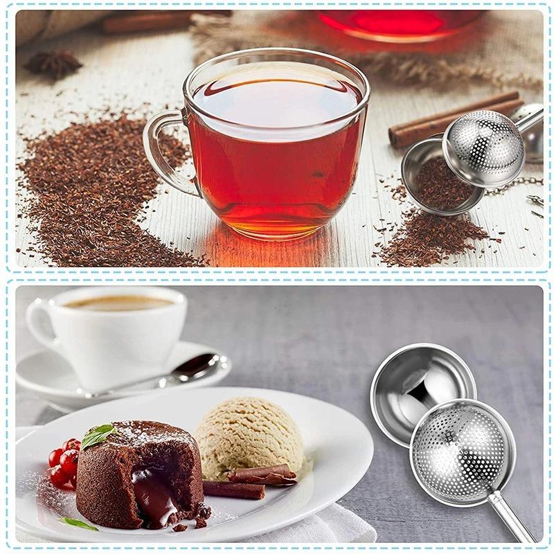 Stainless Steel Baking Ball, Creative Sugar Sifter, Durable and Easy To Clean Filter Ball, Cake and Bread Powder Sprinkler 5