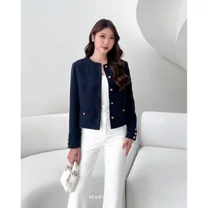 [ Marveile ] Uri Tweed Blazer / Korean Blazer