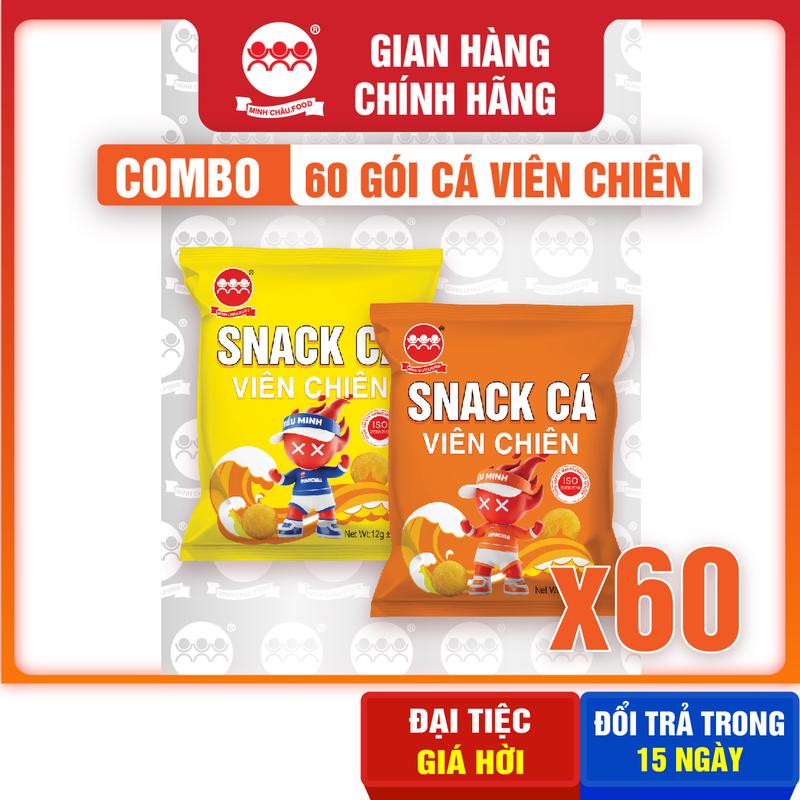 [Tổng 60 Gói] Combo 60 Gói Cá Viên Chiên Vị Ngon Khó Cưỡng Minh Châu Food 1
