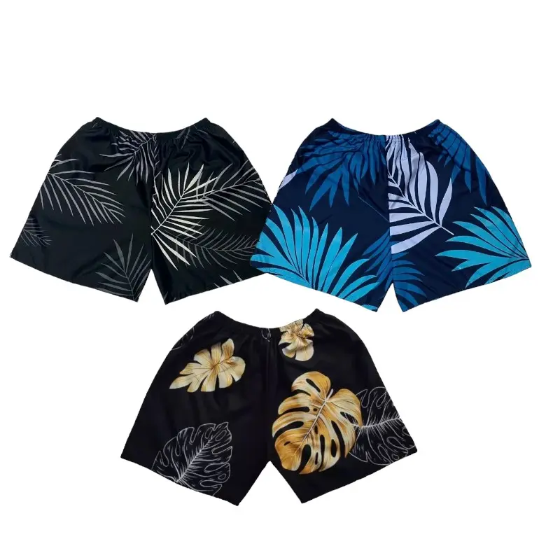 NEW 3 PCS CELANA PENDEK PRIA WANITA UNISEX CELANA SANTAI BAHAN ADEM MOTIF RANDOM Nyaman 8