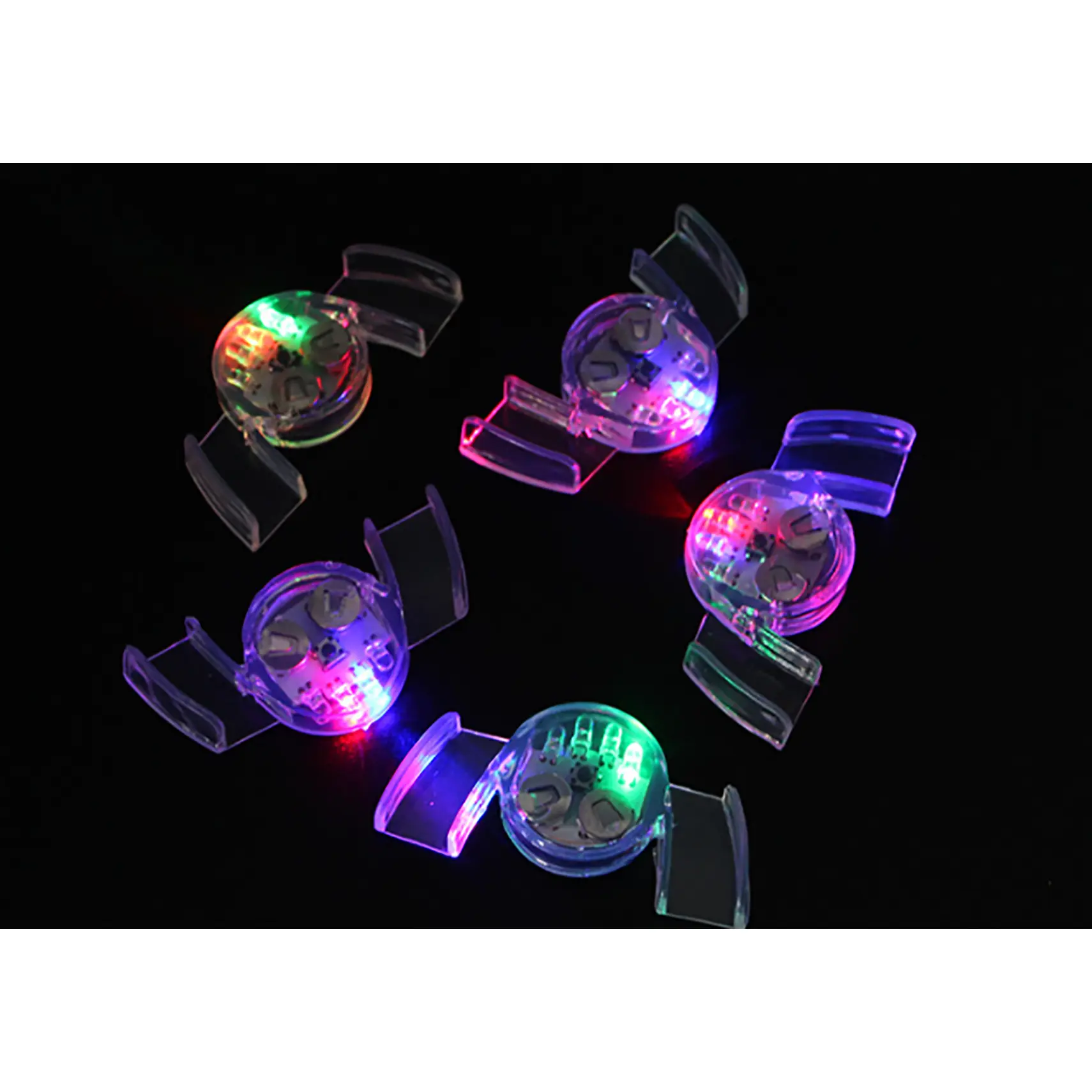 Flashing Mouth Mainan Baru & Gag Kedip Mulut Menyala Karet LED Mouth Piece Guard Mouthpiece Party Untuk Hadiah