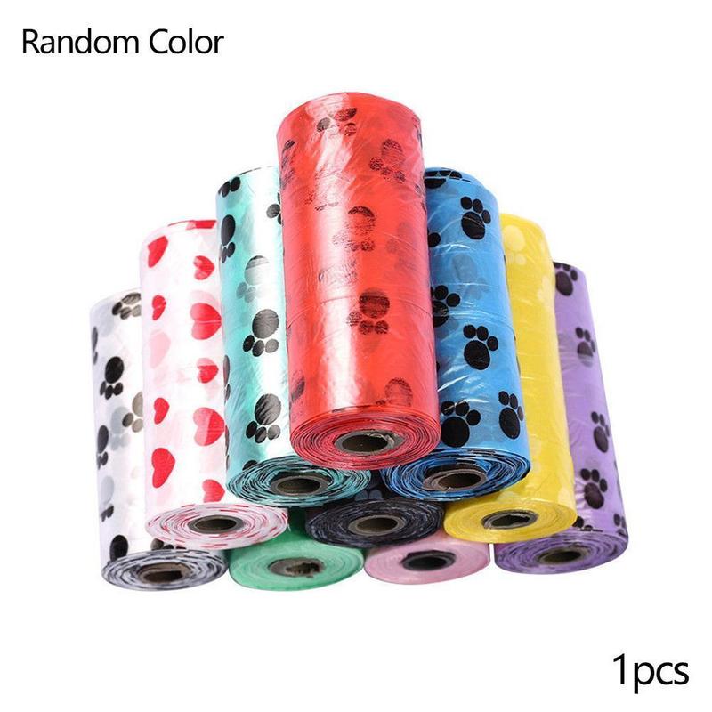 Product Introduction of 15pcs Pet Garbage Bag Cleaning Poop Bag Pet Trash Bags C2S0 18