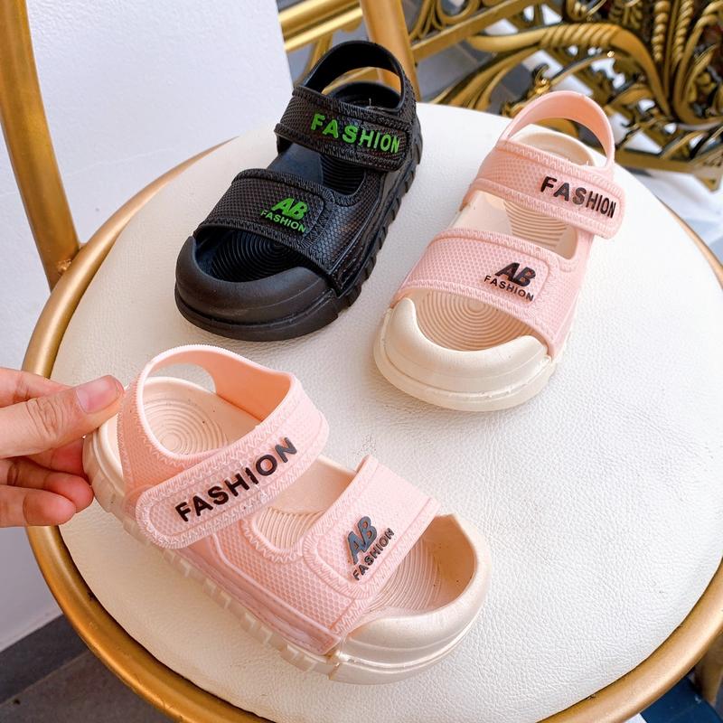 Dép sandal bít mũi chất liệu nhựa mềm dành cho bé trai và bé gái