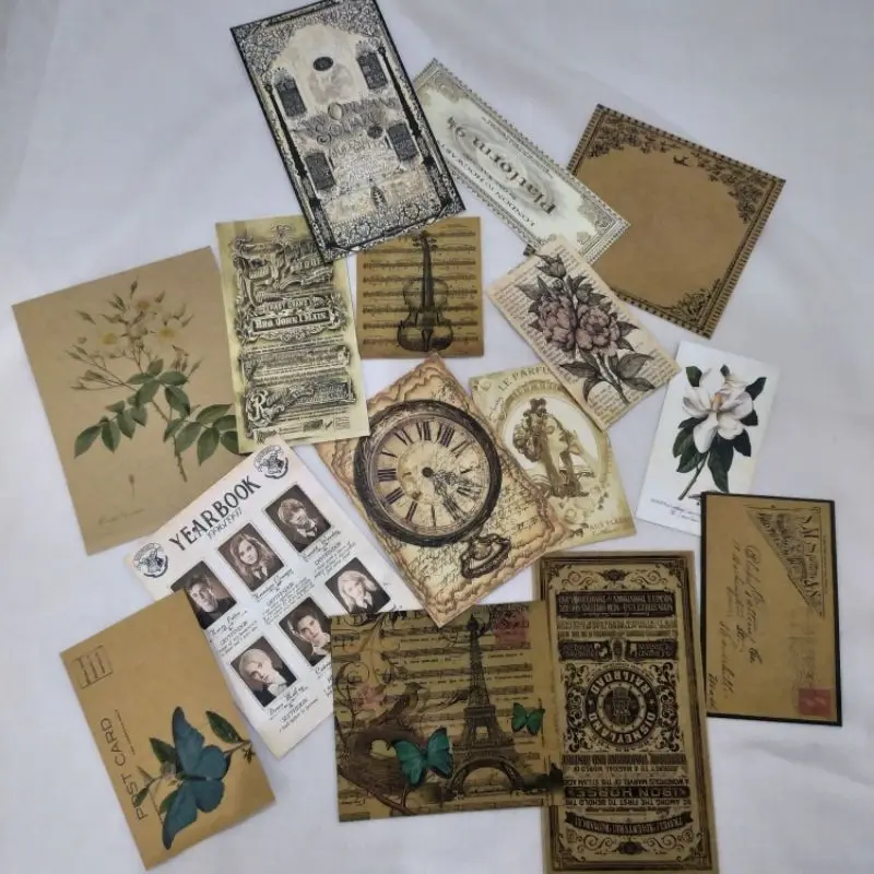 [DiayuDecor] Jurnal Scrapbook Vintage | Scrapbooking Kertas Retro | Poster Dinding VIntage 3