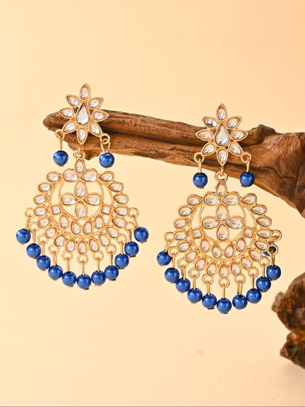 Fashion Faux Pearl & Rhinestone Decorated Earrings, Elegant Jewelry for Party, Daily Clothing Decor, Trendy All-match & Exquisite Jewelry for Birthday Gift 4