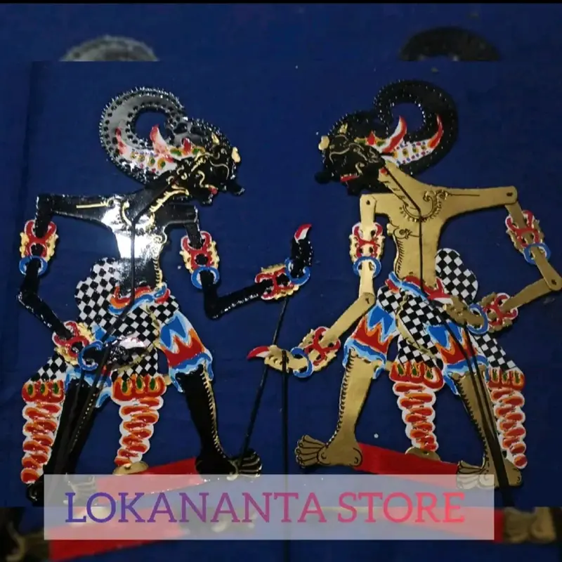 PANDAWA LIMA WAYANG KULIT BAHAN DUPLEK ISI LIMA WAYANG 1