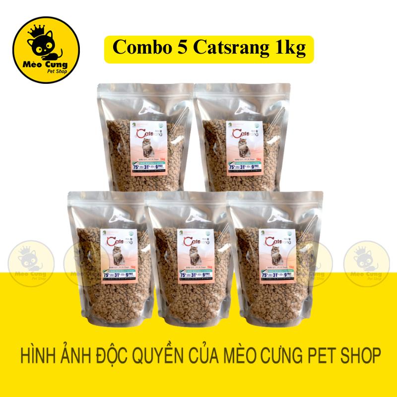   COMBO 5KG  CATSRANG-CAT'SEYE-TODAY Hạt thức ăn cho mèo mọi lứa tuổi hạt khô Hàn Quốc 