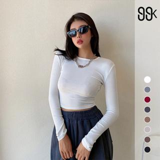 Product Introduction of 【Premium】Women's Crew Neck Long Sleeve Slim Fit Basic Top 7290 (S/M/L) 4