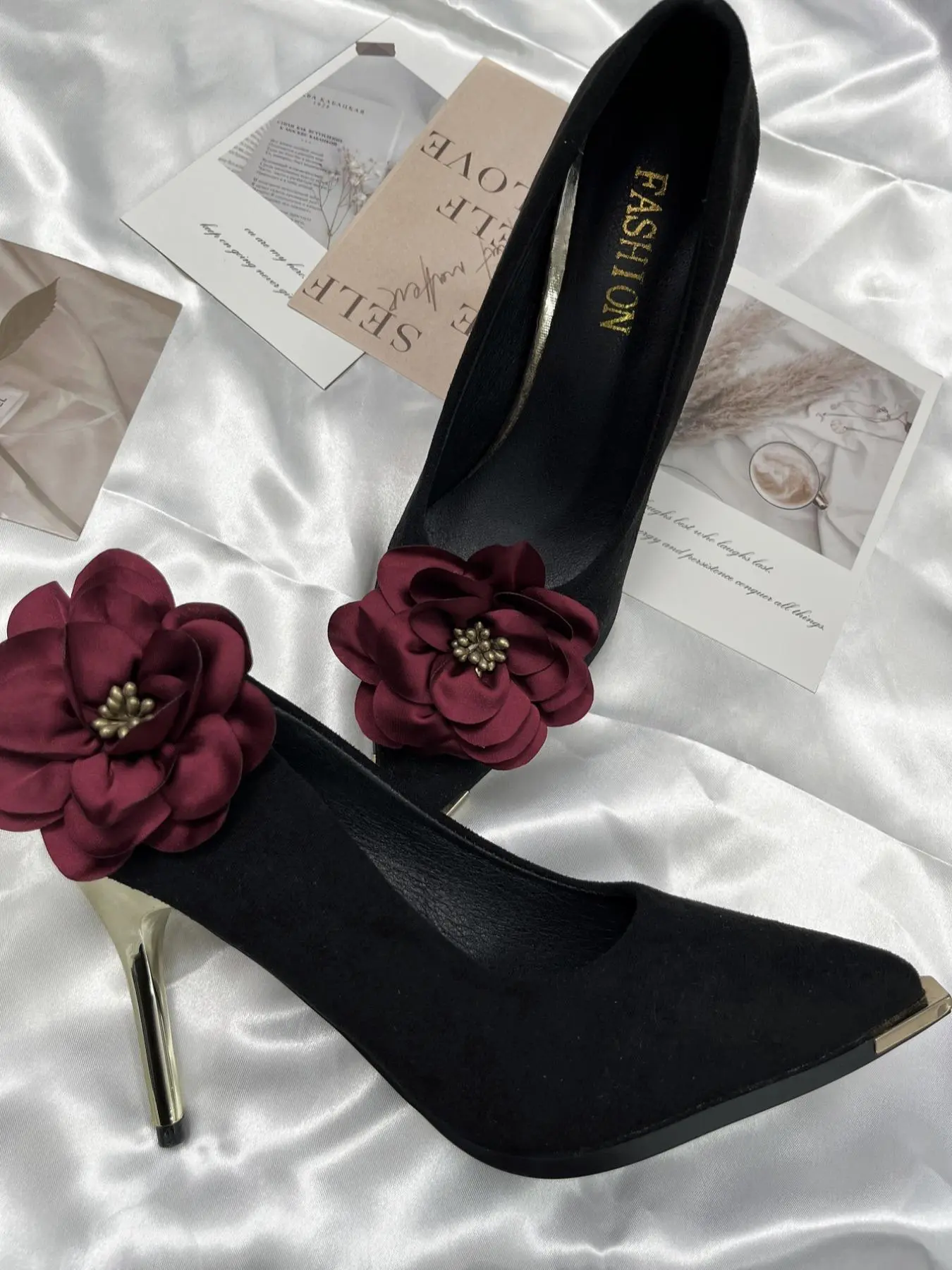 Fashionable Flower Design Shoes Decorations, Elegant Shoes Jewelry for Women's High Heels, Stylish Shoes Accessories for Daily Use