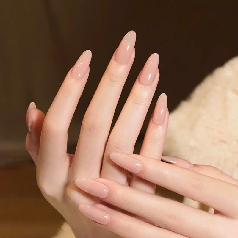 MÃ Đ248 FORM OVAN NUDE Móng tay MÃ Đ248 Form Ovan màu thạch nude nail xinh