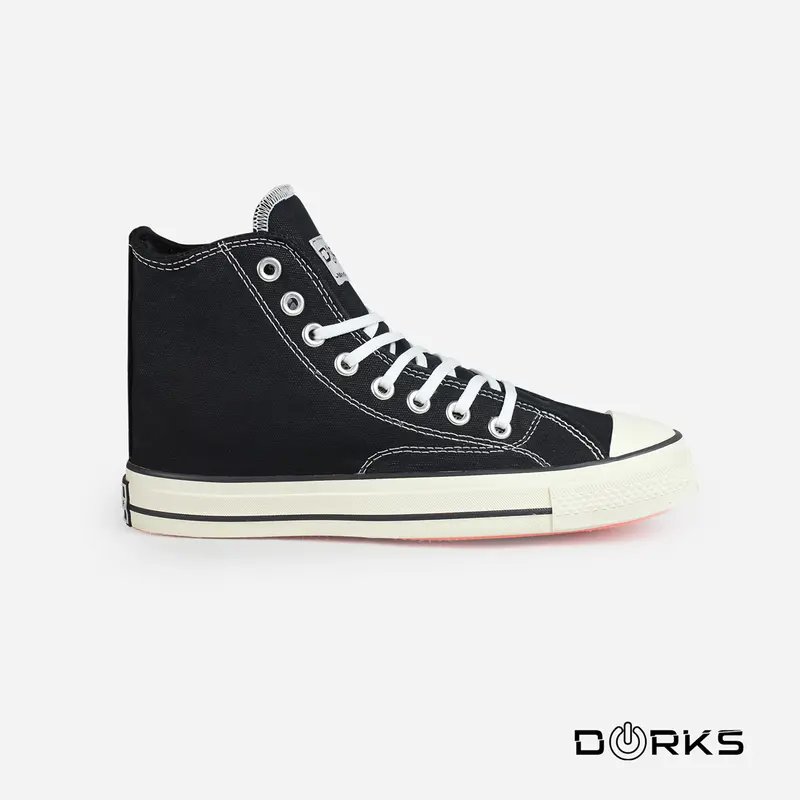 Dorks Back To School High Black - Sepatu Sneakers Casual Pria Wanita Original kerja shoes 3