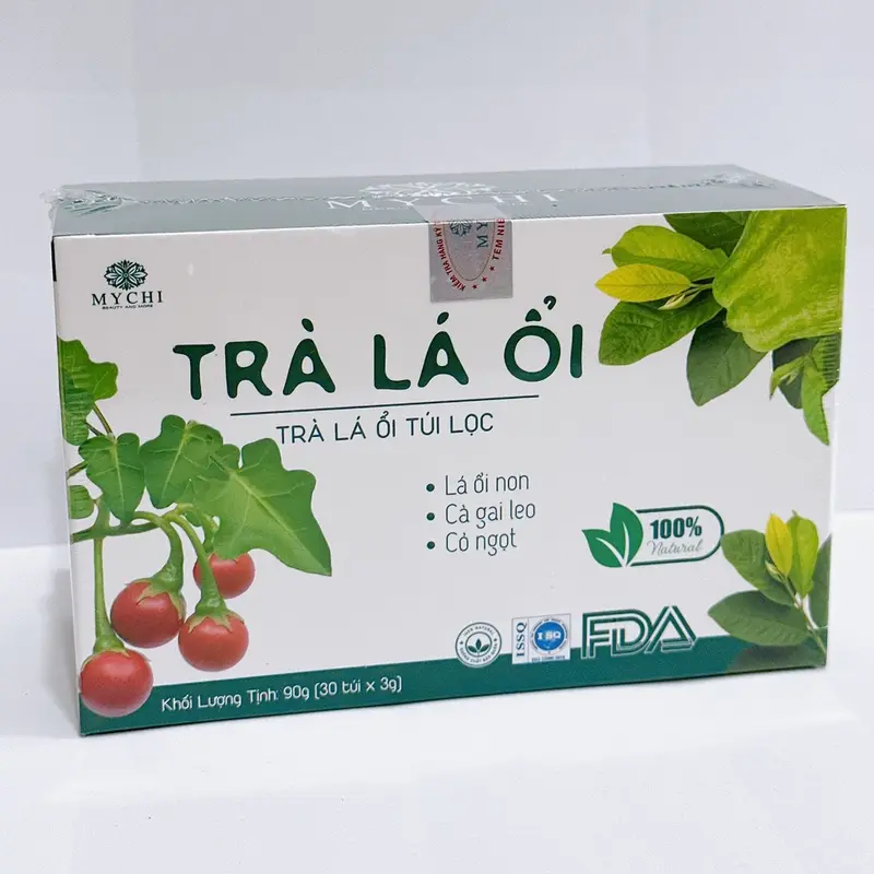 TRÀ LÁ ỔI HỘP 30gói Mỵ Chi 0