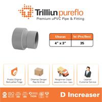 Gambar Fitting Pipa uPVC Trilliunpureflo D Increaser - 4" x 3" Inch dari Trilliun Kab. Pasuruan 2 Tokopedia
