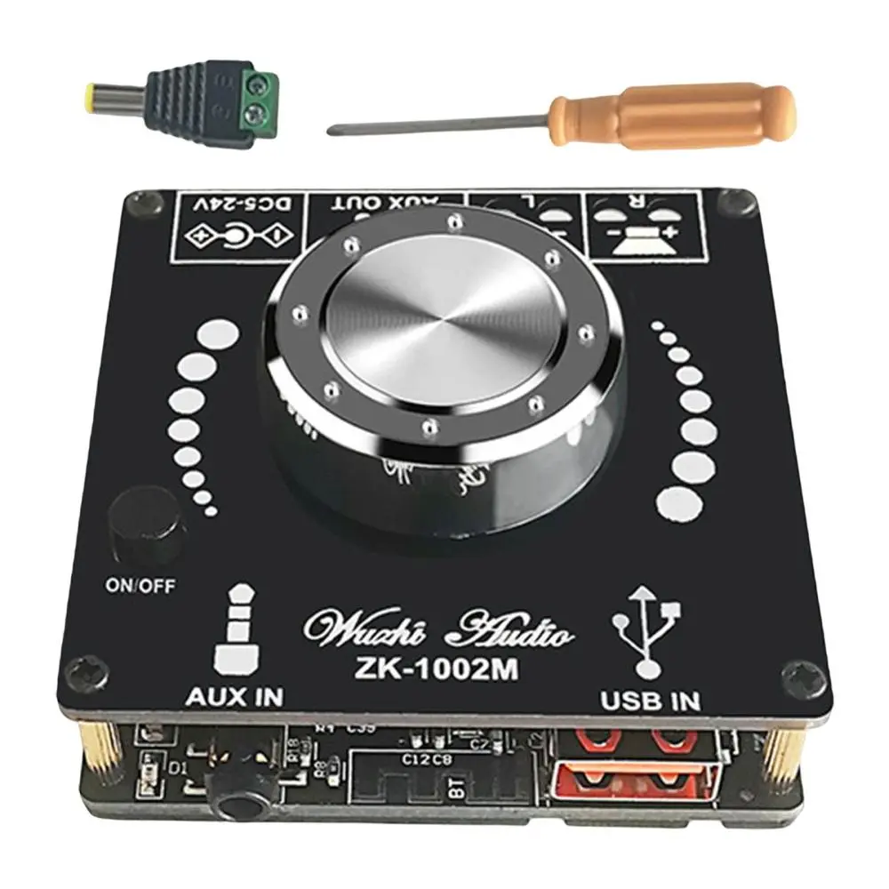 Zk-1002M Audio Amplifier Board ,2x100W ,2 Channel ,Bluetooth 5.0 ,Amplificador