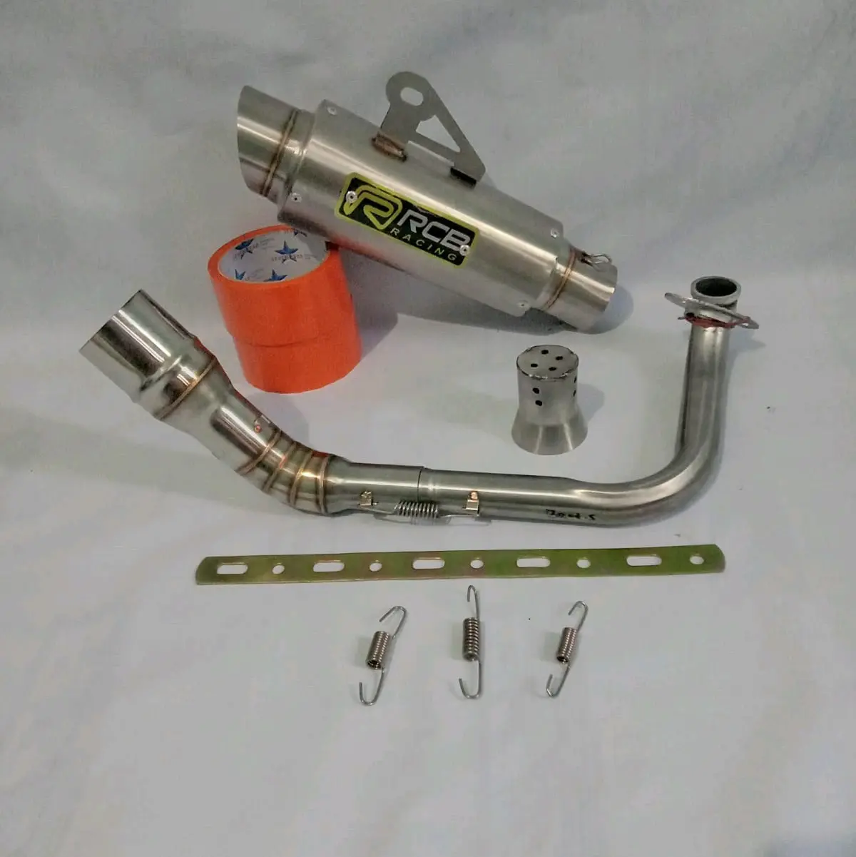knalpot racing RCB, RCB knalpot racing, untuk beat,mio,vino,pcx,nmax,vario, Scoopy, dan segala metik Bulat Motor Motorcycle