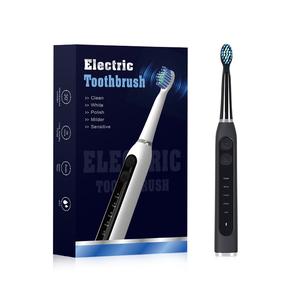 Smart Electric Toothbrush Set for Adults with Timer Rechargeable for Couples Black Clean White Polish Milder Sensitive Daily Oral